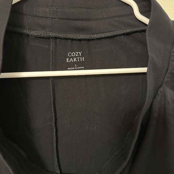 Cozy Earth Women's Brushed Bamboo Jogger Pant - Large/Reg, Black - Picture 6 of 9